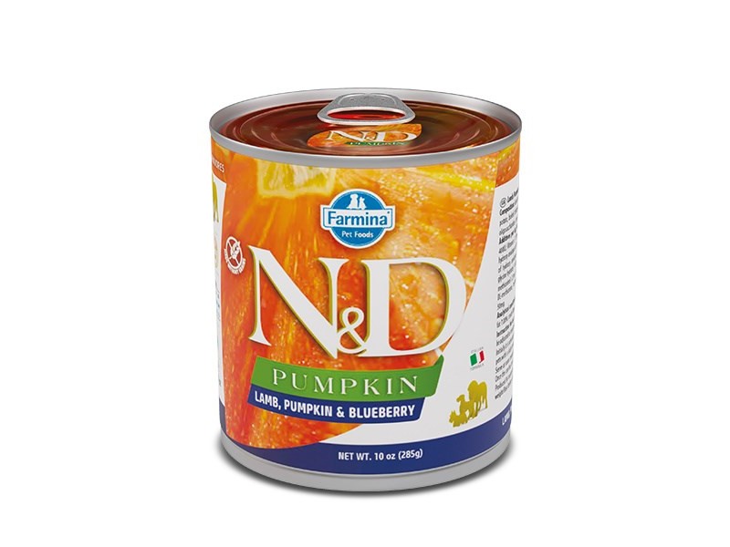 FARMINA N&D DOG LAMB&PUMPKIN&BLUEBERRY ADULT 285g PND285014 – Farmina Храна за кучета