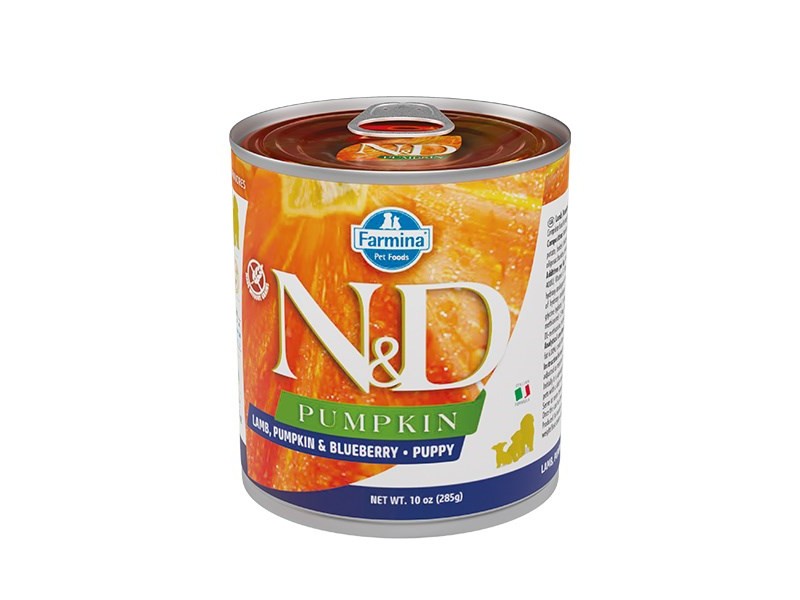 FARMINA N&D DOG LAMB&PUMPKIN&BLUEBERRY PUPPY 285g PND285011 – Farmina Храна за кучета