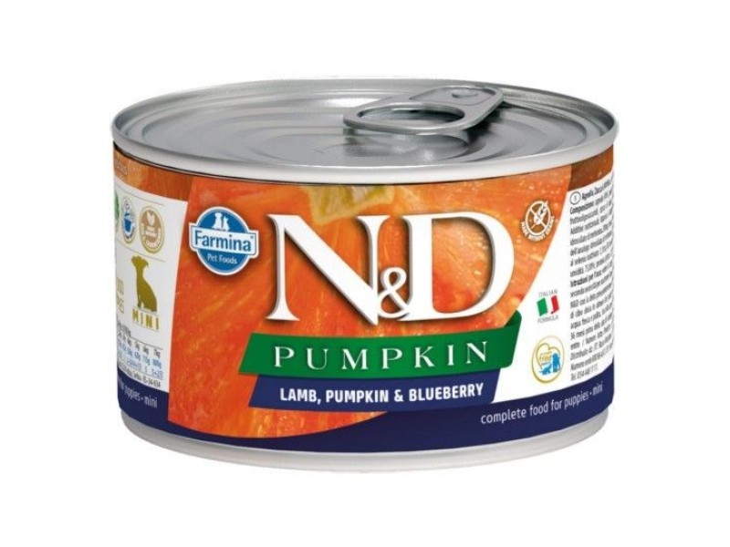 FARMINA  N&D Puppy Lamb&Pumpkin&Blueberry - wet dog food - 140 g PND140011 – Farmina Храна за кучета