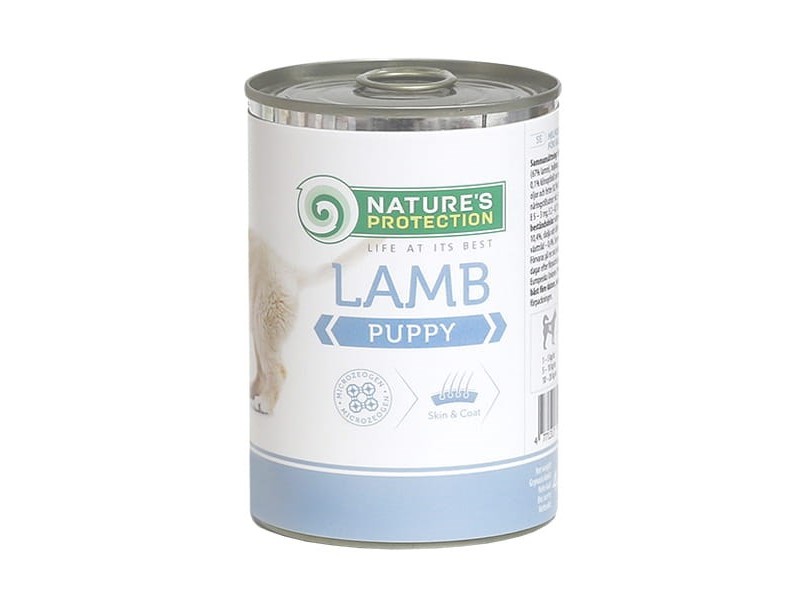 NATURES PROTECTION Puppy Lamb - wet food for puppies - 400 g DLPNPOKAM0002 –  Храна за кучета