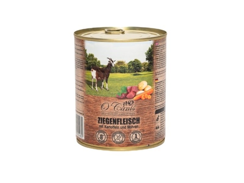OCANIS canned dog food- wet food-goat with potatoes - 800 g DLPOCAKAM0002 – OCanis Храна за кучета