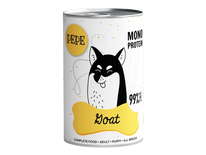 PAKA ZWIERZAKA Pepe Goat - wet dog food - 400g DLPPZWKAM0015 –  Храна за кучета