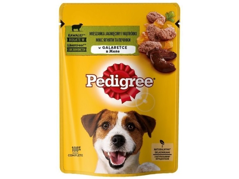 PEDIGREE Adult mix of lamb and liver - wet dog food - 100 g DLZPEDKMP0001 – Pedigree Храна за кучета