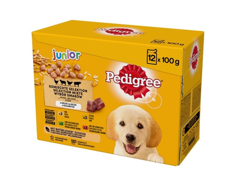 PEDIGREE Junior Selection Mix - Wet dog food - 12x100 g DLPPEDKAM0002 – Pedigree Храна за кучета