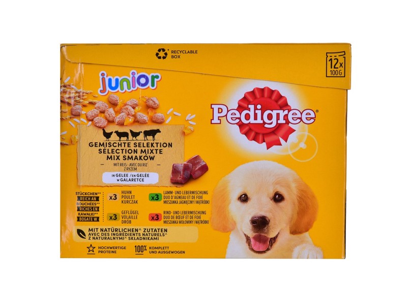 PEDIGREE Junior Selection Mix - Wet dog food - 12x100 g DLPPEDKAM0002 – Pedigree Храна за кучета
