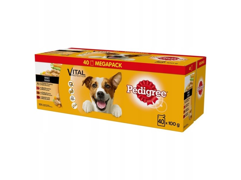 Pedigree Vital Protection Gravy 40x100 g DLZPEDKMP0009 – Pedigree Храна за кучета