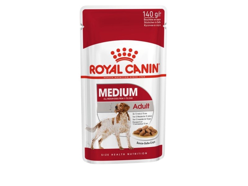 ROYAL CANIN SHN Medium Adult in sauce - wet food for adult dogs - 10x140g DLZROYKMP0031 – Royal Canin Храна за кучета