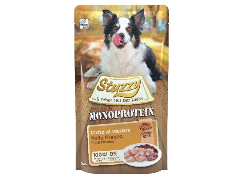 STUZZY Monoprotein Chicken - wet dog food - 150g DLPAPFKAM0035 – Agras Pet Foods Храна за кучета