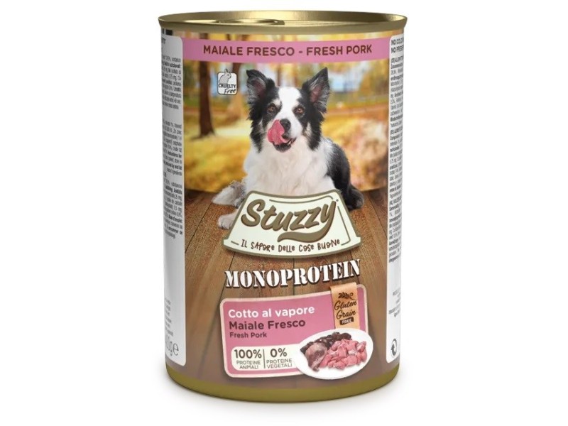 STUZZY Monoprotein Pork - wet dog food - 400 g DLPAPFKAM0013 – Agras Pet Foods Храна за кучета
