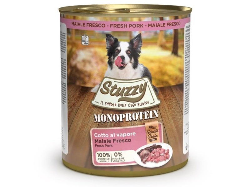 STUZZY Monoprotein Pork - wet dog food - 800 g DLPAPFKAM0017 – Agras Pet Foods Храна за кучета