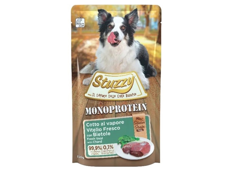 STUZZY Monoprotein Veal with chard - wet dog food - 150 g DLPAPFKAM0009 – Agras Pet Foods Храна за кучета