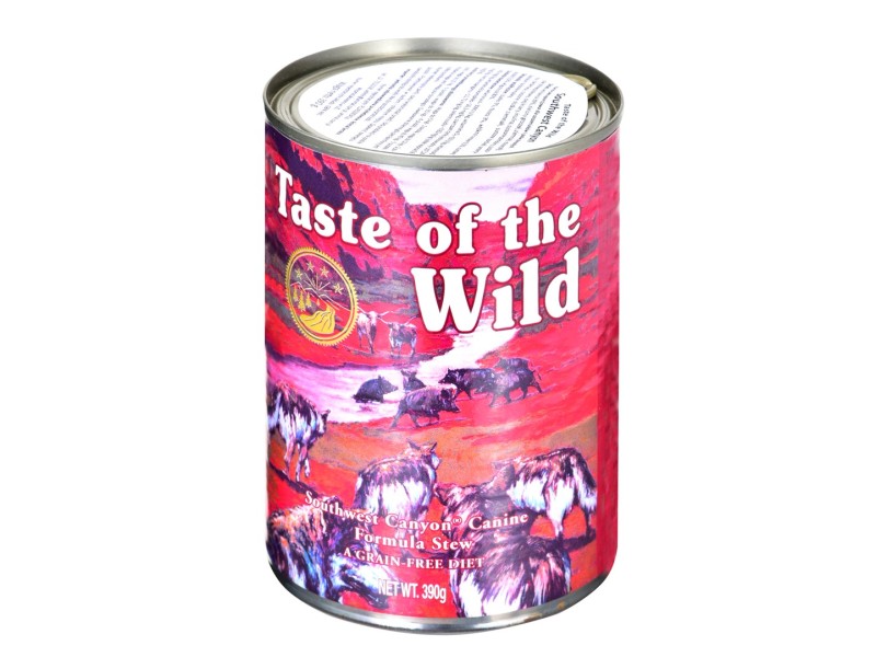 TASTE OF THE WILD Southwest Canyon - Wet dog food - 390 g TASTE OF THE WILD Southwest Canyon - Wet dog food - 390 g DLZTOWKDP0004 – Taste of the Wild Храна за кучета