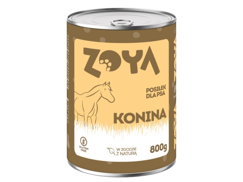 ZOYA Horse - wet dog food - 800g DLPZOYKAM0010 –  Храна за кучета