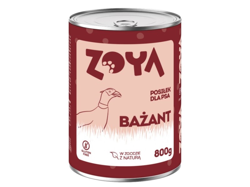 ZOYA Pheasant - wet dog food - 800g DLPZOYKAM0009 –  Храна за кучета
