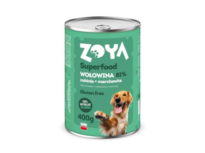 ZOYA Superfood Beef - wet dog food - 400g DLPZOYKAM0011 –  Храна за кучета
