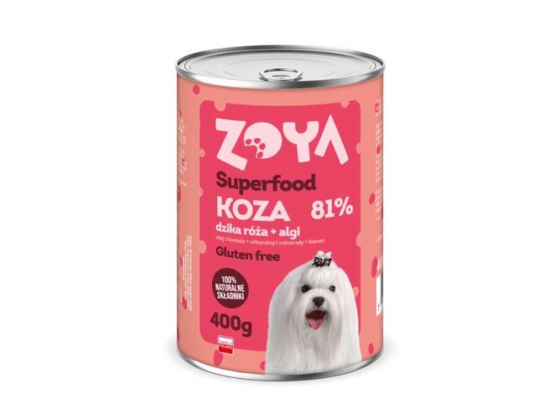 ZOYA Superfood Goat - wet dog food - 400g DLPZOYKAM0013 –  Храна за кучета