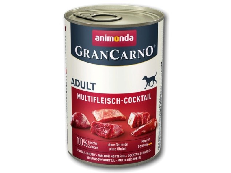 animonda GranCarno Original Beef, Chicken, Game, Turkey Adult 400 g DLZANMKMP0034 – animonda Храна за кучета
