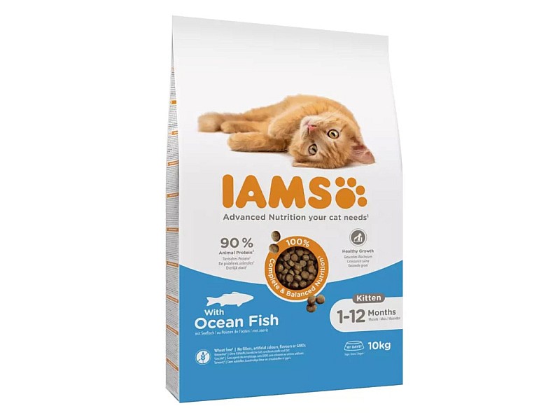 78 / 5 000 IAMS for Vitality Cat Kitten Ocean Fish - dry cat food - 10 kg DLPIAMKAS0007 – IAMS Храна за кучета