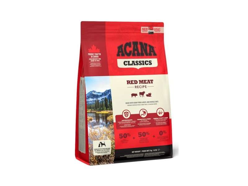 ACANA Classics Red Meat - dry dog food - 2 kg DLPANAKAS0013 – Acana Храна за кучета