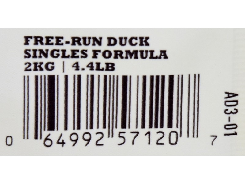 ACANA SINGLES Free-Run Duck Dry dog food Duck 2 kg DLZANAKSP0065 – Acana Храна за кучета
