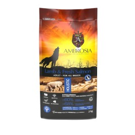 AMBROSIA Lamb & Fresh Salmon - dry dog food - 2kg