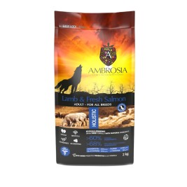 AMBROSIA Lamb and fresh salmon - dry dog food - 2kg