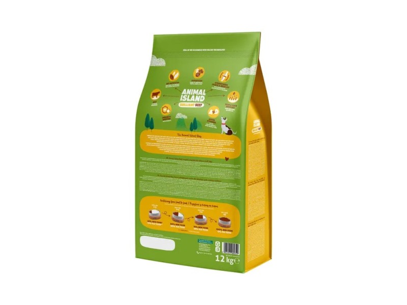ANIMAL ISLAND Brilliant beef - dry dog food - 12kg DLPANLKAS0003 – ANIMAL ISLAND Храна за кучета