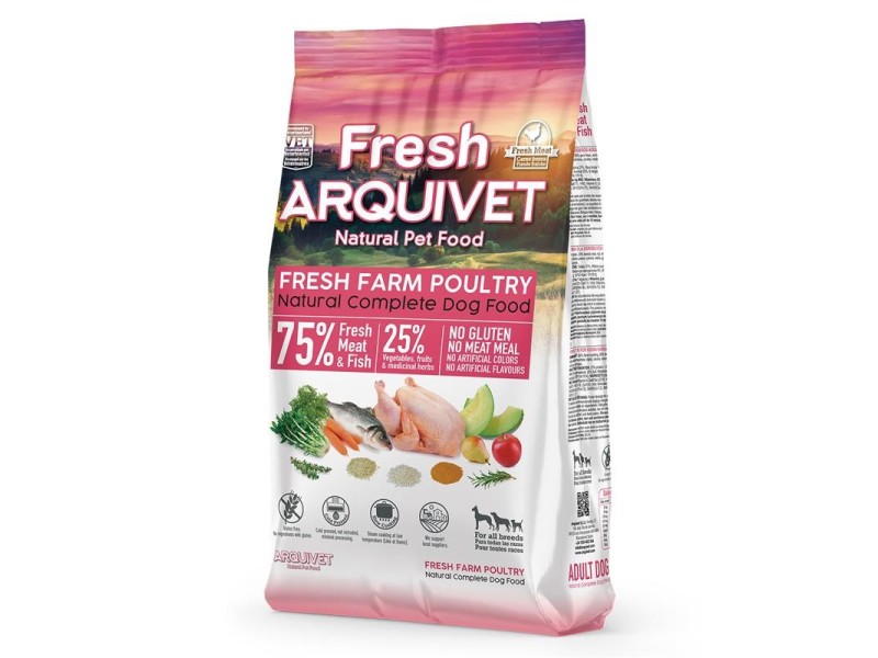 ARQUIVET Fresh Chicken and oceanic fish - dry dog food - 10 kg ARQUIVET Fresh Chicken and oceanic fish - dry dog food - 10 kg DLPARQKAS0005 – ARQUIVET Храна за кучета