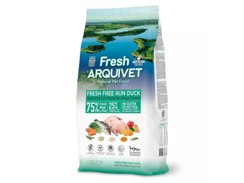 ARQUIVET Fresh Duck with ocean fish - semi-moist dog food - 10kg DLPARQKAS0013 – ARQUIVET Храна за кучета