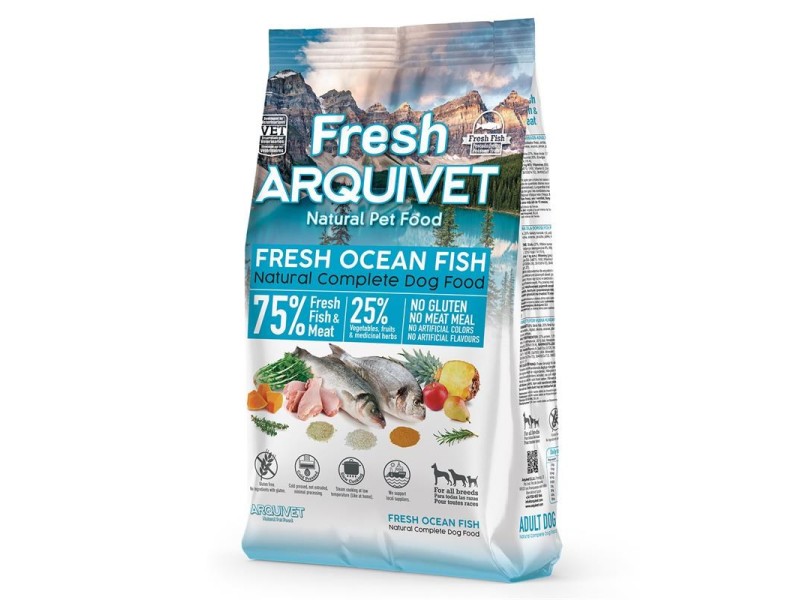 ARQUIVET Fresh Ocean Fish - dry dog food -  2,5 kg DLPARQKAS0006 – ARQUIVET Храна за кучета