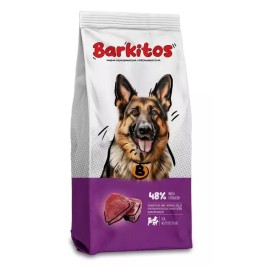 BARKITOS Beef with rice - dry dog food - 18kg