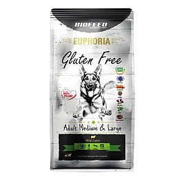 BIOFEED Euphoria Gluten Free Adult medium & large Lamb - dry dog food - 12kg