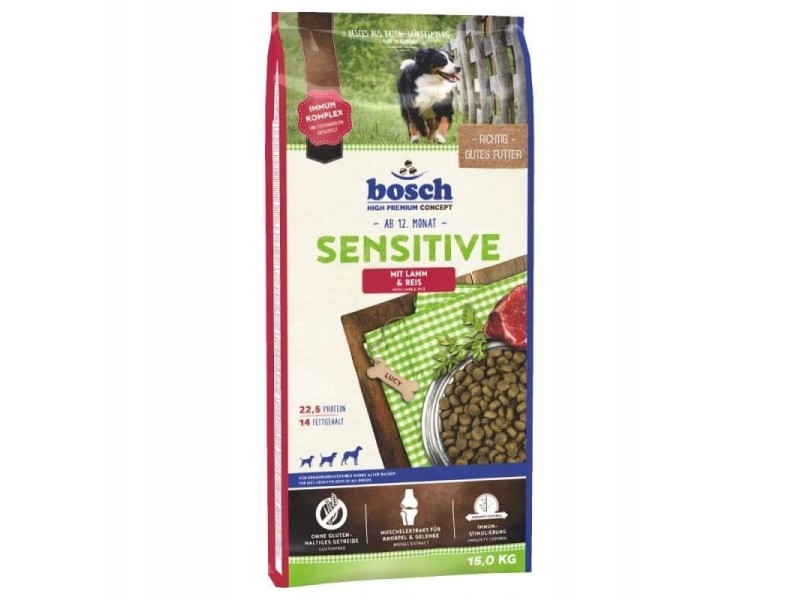 BOSCH Sensitive Lamb&Rice - dry dog food - 15 kg DLZBOCKAR0037 – BOSCH Храна за кучета