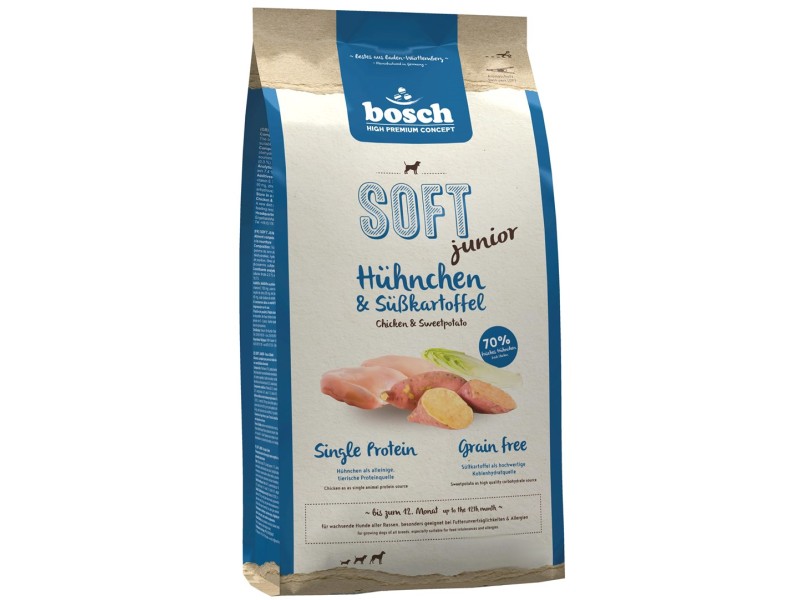 BOSCH Soft Junior Chicken and sweet potatoes - dry dog food - 2,5kg DLSBOCZWI0030 – BOSCH Храна за кучета