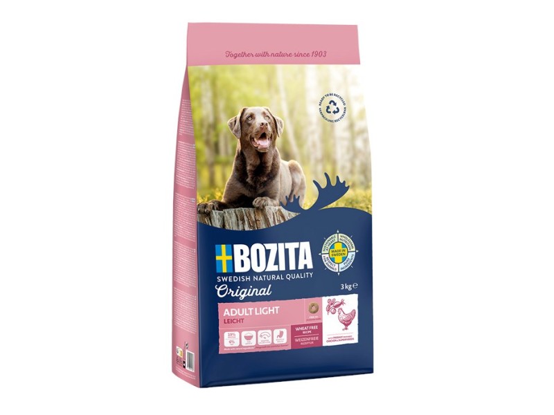 BOZITA Original Adult Light Chicken - dry food for dogs - 3kg DLSBZTZWI0023 – BOZITA Храна за кучета