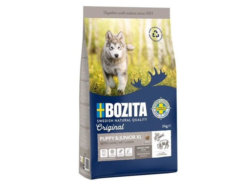 BOZITA Original Puppy & Junior XL Lamb - dry dog food - 12kg DLPBZTKAS0010 – BOZITA Храна за кучета