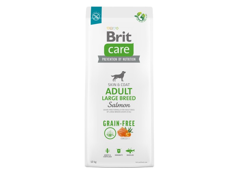 BRIT Care Adult Large Breed Salmon - dry dog food - 12 kg DLPRITKAS0014 – Brit Храна за кучета