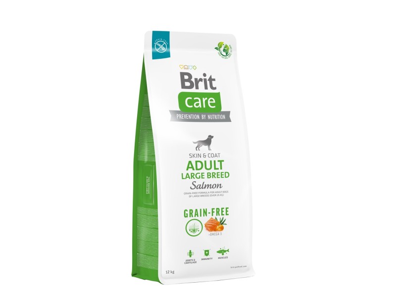 BRIT Care Adult Large Breed Salmon - dry dog food - 12 kg DLPRITKAS0014 – Brit Храна за кучета