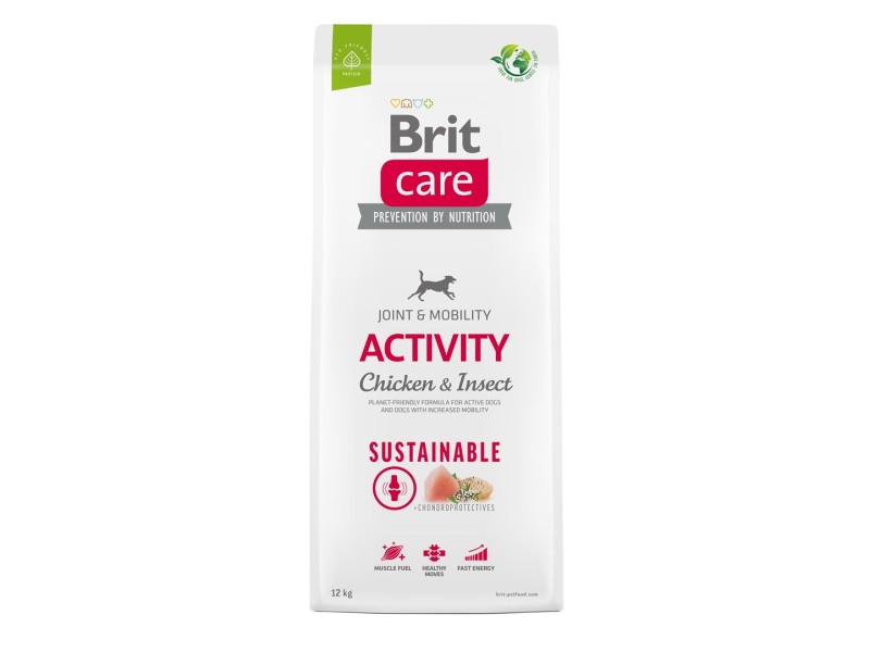 BRIT Care Dog Sustainable Activity Chicken & Insect  - dry dog food - 12 kg 100-172192 – Brit Храна за кучета