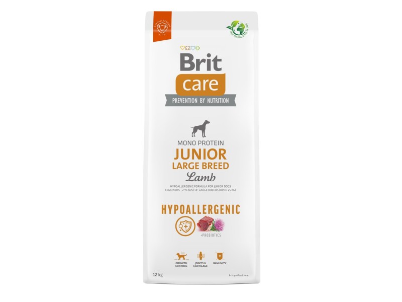BRIT Care Hypoallergenic Junior Large Breed Lamb - dry dog food - 12 kg BRIT Care Hypoallergenic Junior Large Breed Lamb - dry dog food - 12 kg 100-172219 – Brit Храна за кучета
