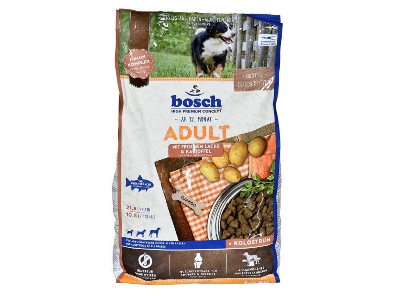 Bosch 09030 Adult Salmon Potato  3 kg DLZBOCKAR0051 – BOSCH Храна за кучета