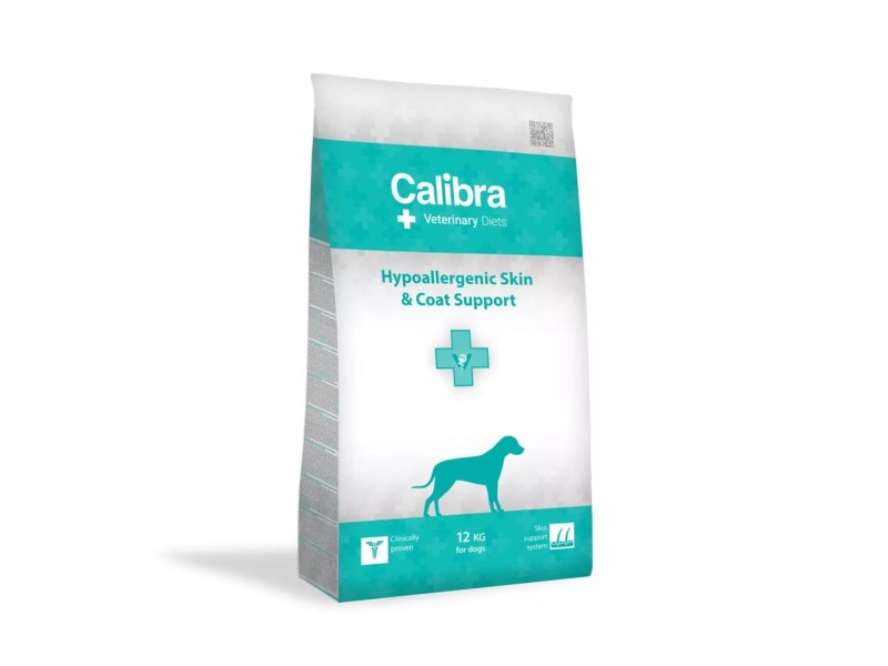 CALIBRA Veterinary Diets Dog Hypoallergenic Skin&Coat - dry dog food - 12kg CALIBRA Veterinary Diets Dog Hypoallergenic Skin&Coat - dry dog food - 12kg DLPCIBKAS0002 – Calibra Храна за кучета