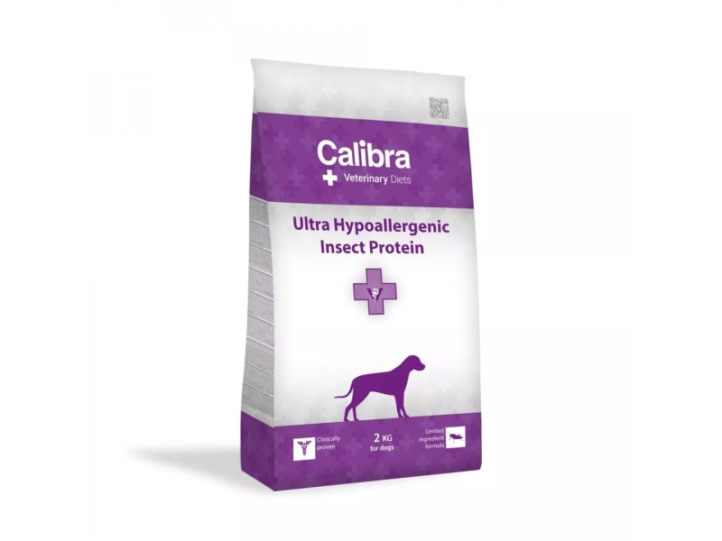 CALIBRA Veterinary Diets Ultra Hypoallergenic Insect - dry dog food - 2kg DLPCIBKAS0013 – Calibra Храна за кучета