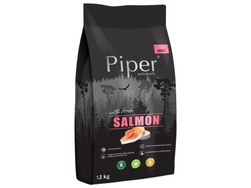 DOLINA NOTECI Piper Animals with salmon - dry dog food - 12 kg DLPDNTKAS0003 – DOLINA NOTECI Храна за кучета