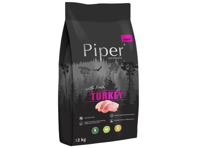 DOLINA NOTECI Piper Junior with turkey - dry dog food - 12 kg DLPDNTKAS0013 – DOLINA NOTECI Храна за кучета