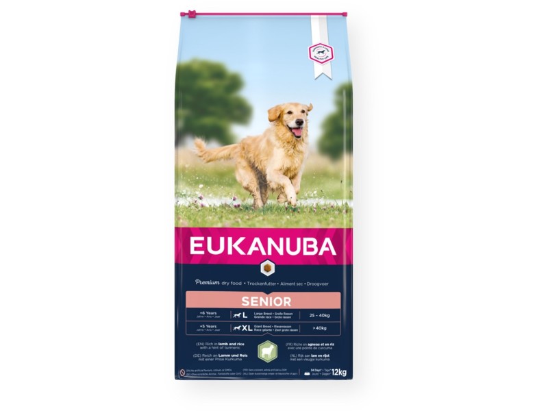 EUKANUBA Senior Large&Giant Lamb with rice - dry dog food - 12kg EUKANUBA Senior Large&Giant Lamb with rice - dry dog food - 12kg DLPEUKKAS0029 – EUKANUBA Храна за кучета