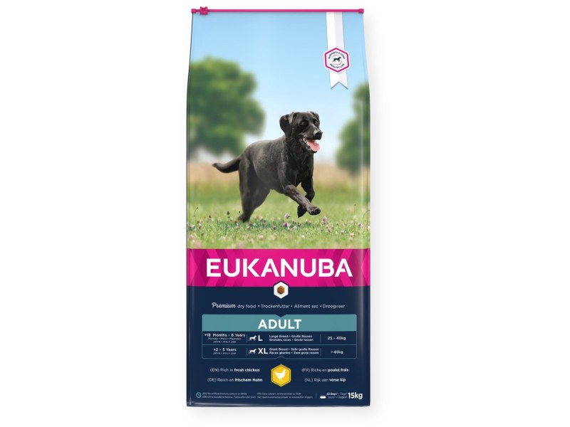 Eukanuba Adult Large Breed Chicken  15 kg DLZEUKKSP0033 – EUKANUBA Храна за кучета