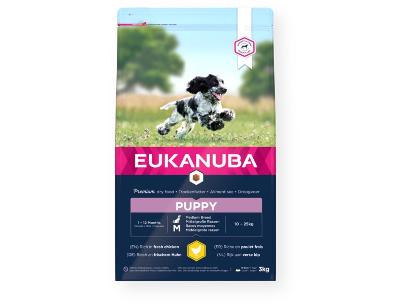 Eukanuba PUPPY Chicken 3 kg 8710255122595 – EUKANUBA Храна за кучета