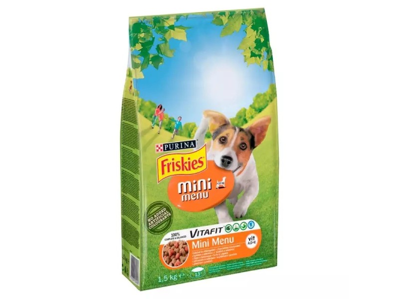 FRISKIES Mini Menu Chicken with vegetables - dry dog food - 1.5 kg DLZPUIKDP0060 – PURINA NESTLE Храна за кучета