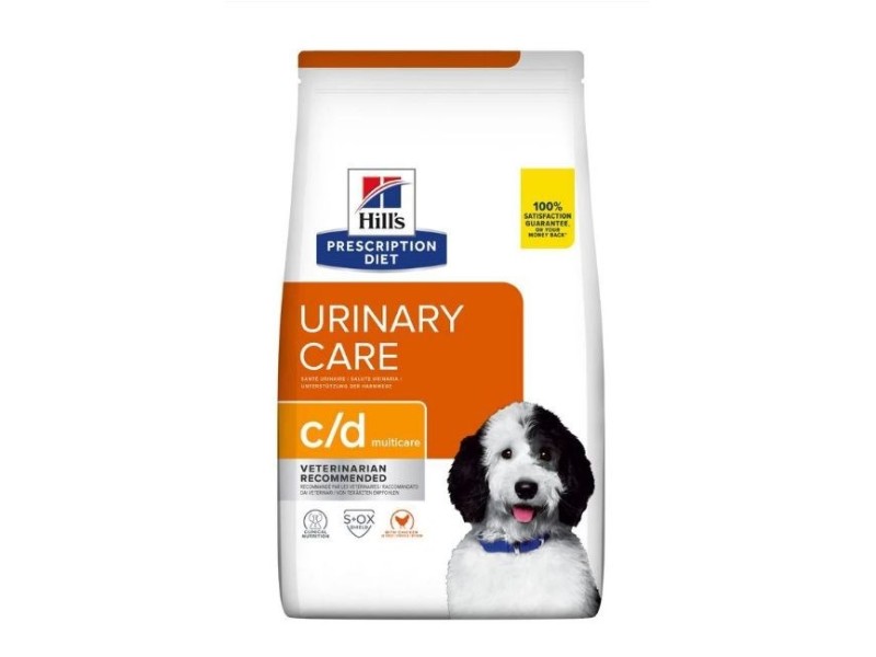 HILLS PRESCRIPTION DIET Canine Urinary Care c/d Multicare Dry dog food Chicken 1,5 kg DLZHLSKSP0102 – Hills Храна за кучета